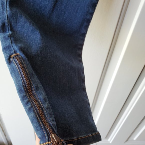 Women's Refuge dark jeans w/ankle zipper - plus size 14 - Picture 7 of 10